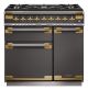 Rangemaster ELS90DFFSL/AB 135290 ELISE 90 Dual Fuel SLATE ANTIQUE BRASS