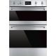 Smeg DOSF6390X 60cm Classic Stainless Steel and Eclipse Glass Double Multifunction OvenLower Oven Fe