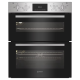 Indesit DUI10DIX Built Under Electric Fan Double Oven - Stainless Steel