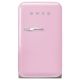 Smeg FAB5RPK5 Pink 40Cm Pink Smal 50S Style Right Hand Hinged Minibar