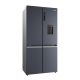 Haier HCR5919EHMB 90cm Freestanding American Fridge Freezer - Brushed Black