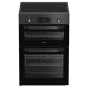 Hotpoint HDE6IDC2SA Induction Double Cooker 60CM - 75L / 38L with Multiflow