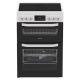 Hotpoint HTE6VDCW Electric Twin Oven Cooker 60CM - White