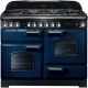 Rangemaster CDL110DFFRB/C 112910 Classic Deluxe Duel Fuel 110cm  Range Cooker Blue and Chrome