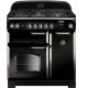 Rangemaster CLA90NGFBL/C 116720 Classic 90cm Gas Range Cooker in Black and Chrome