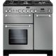 Rangemaster KCH90NGFSS/C 116770 Kitchener 90cm Dual Fuel Range Cooker In Stainless Steel and Chrome