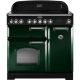 Rangemaster CDL90EIRG/C 113690 Classic Deluxe 90cm Induction Range Cooker Green and Chrome