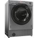 Haier HWDQ90B416FWBRUK 9/5kg 1600rpm Washer Dryer - Graphite with Black Door A/D energy