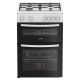 Indesit IDG6GW Gas Double Cooker 60CM - 72L / 32L with Auto Ignition