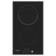 Indesit IRD2030B 30CM Double Ring Zone Domino Electric Ceramic Hob - Black