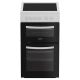 Indesit ITE5VMW Electric Twin Cooker 50CM - with Ceramic Hob - White