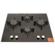 Cata UBGHJ608LPG 64cm Black Glass 4 Burner LP Gas Hob