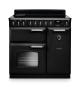 Rangemaster CLDL90EIPCBL/CM1 14588 New Classic Deluxe 90 Induction Charcoal Black Chrome