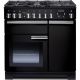 Rangemaster PDL90EIGB/C 97870 Professional Deluxe 90cm Electric Range Cooker With Induction Hob - Gloss Black