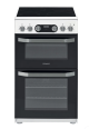 Hotpoint HD5V93CCW White 50Cm Cooker Double Oven