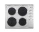 Montpellier SP601X St-Steel 4 Plate Electric Hob