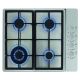 Cata UBGHFFJ60.1 60cm Stainless 4 Burner Nat Gas Hob