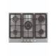 Cata UBGHDFFJ70.1 70cm Stainless 5 Burner Nat Gas Hob Cast Iron Pan Stands