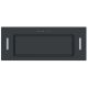 Cata UBICON52BK.1 52cm Black Glass Canopy Hood