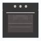 Cata UBO651BK 60cm Black True Fan 65L Oven With Minute Minder