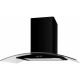 Cata UBSCG90BK 90cm Black Curved Glass Hood