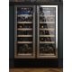 Cata UBSSWC60DD 60cm Stainless Dual Zone Twin Door Wine Cooler