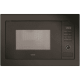 CDA VM131BL Built-in microwave oven, LED timer and clock white display , 900W, black frame